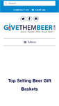 Mobile Screenshot of givethembeer.com